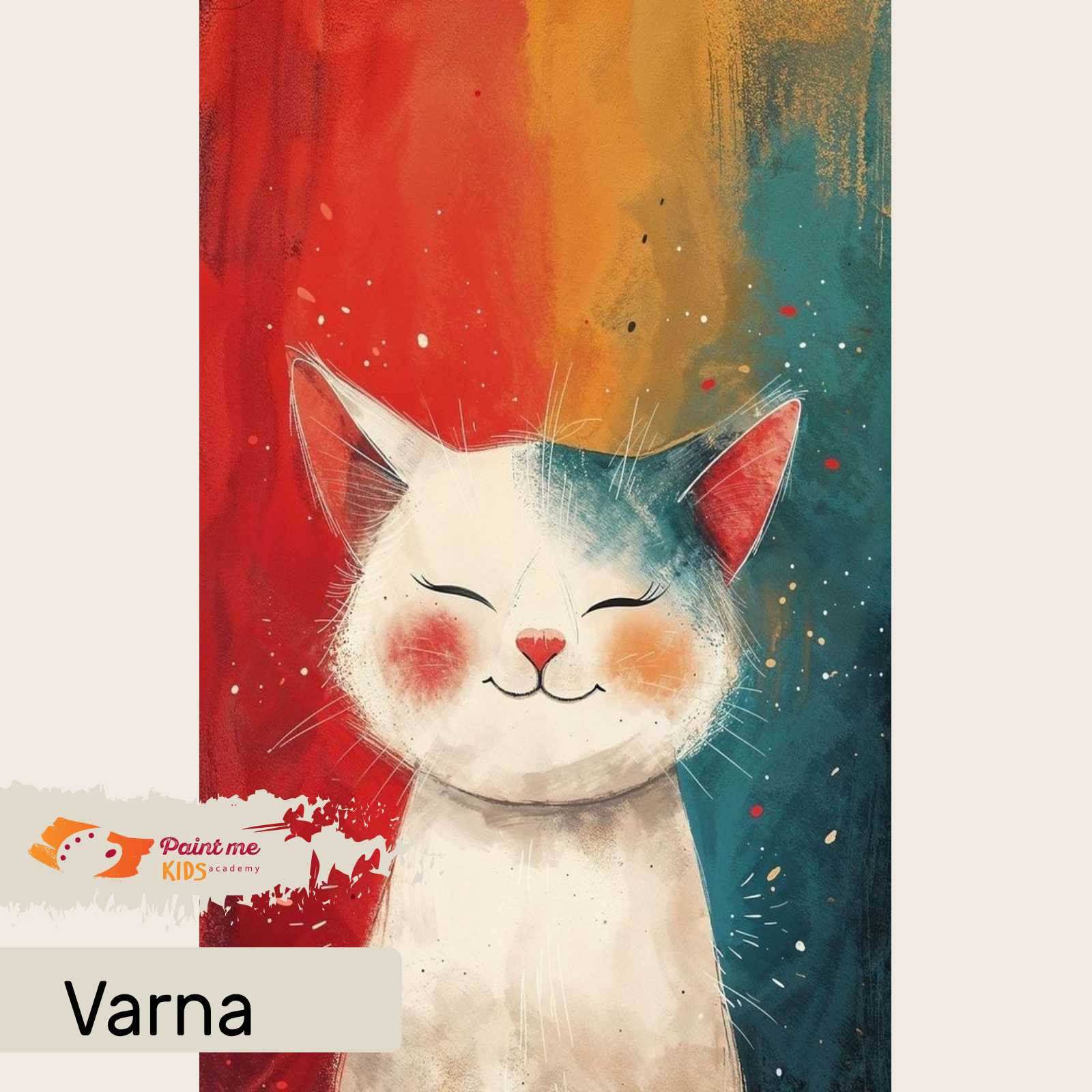 Рисуване за деца "Сладко коте"