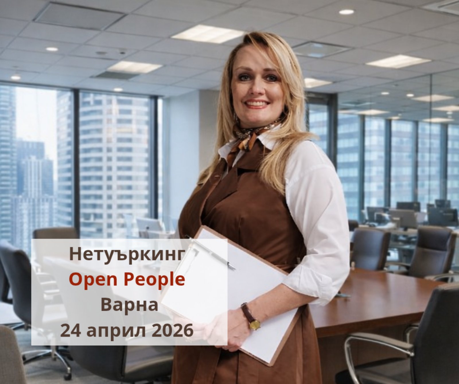 Нетуъркинг среща Open People — Варна