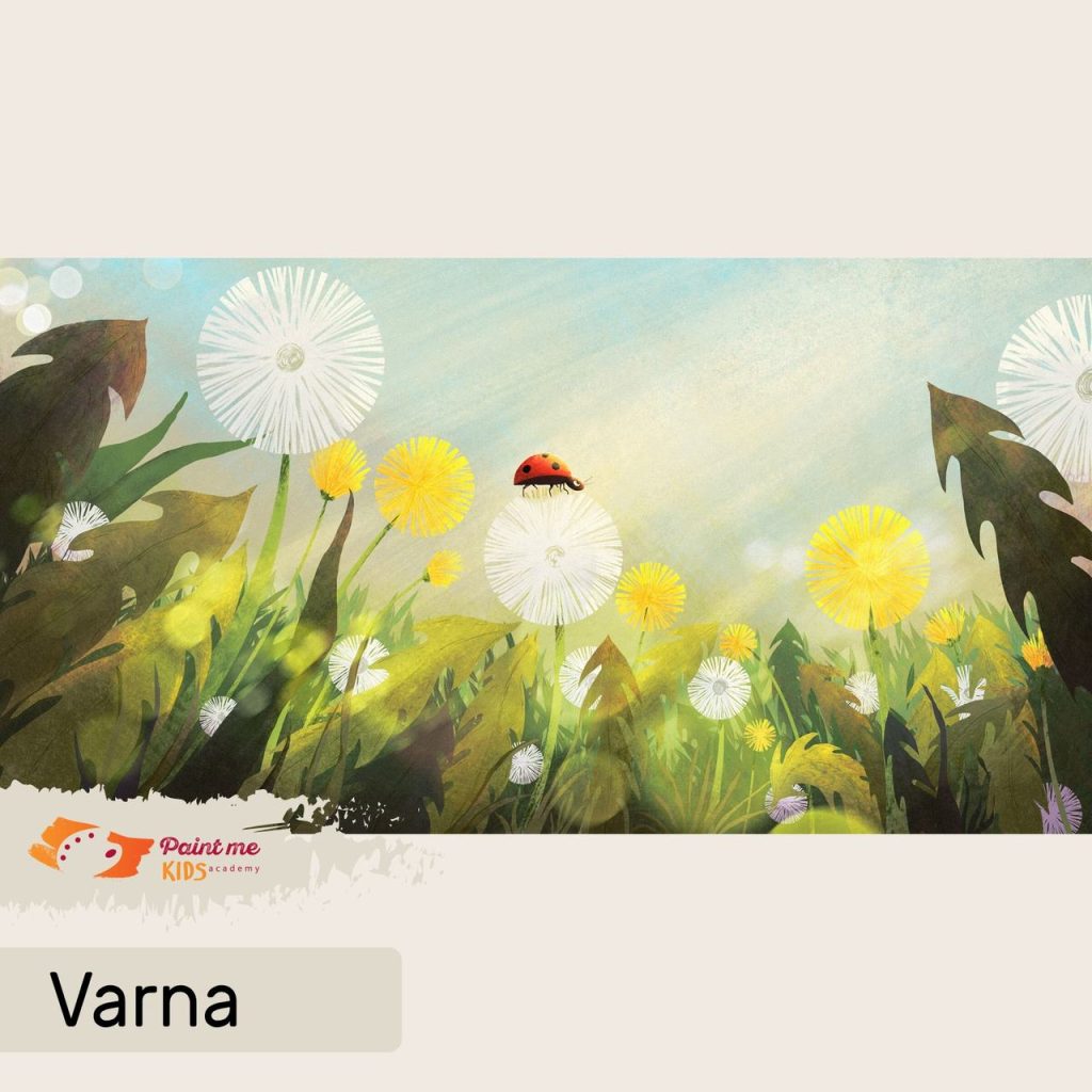 Илюстрация на детската приказна работилничка „Като пеперудите“ – Paint Me Varna