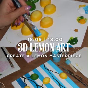 3D Lemon Art – Лимони, вино и нови приятелства